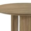 Adina 5-piece Round Dining Table Set Distressed Light Brown
