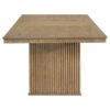 Adina 89-inch Extension Dining Table Distressed Light Brown
