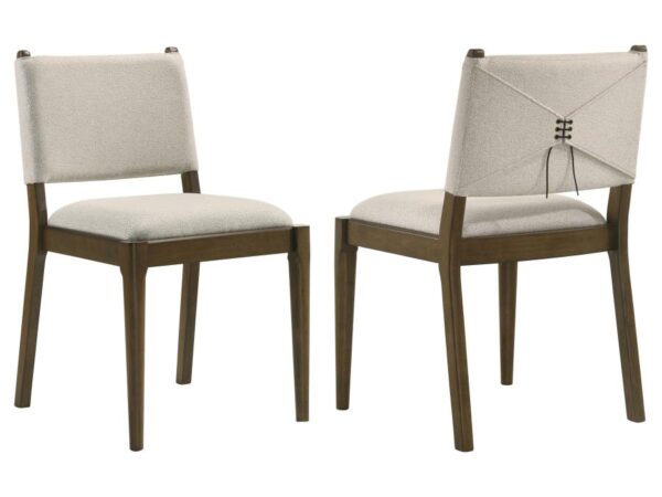 Ottowa Upholstered Dining Side Chair Brown (Set of 2)
