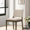 Ottowa Upholstered Dining Side Chair Brown (Set of 2)