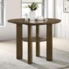 Ottowa 47-inch Round Counter Height Dining Table Brown