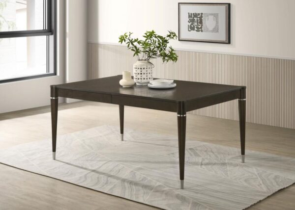 Reseda 81-inch Extension Leaf Dining Table Ash Brown