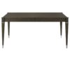 Reseda 81-inch Extension Leaf Dining Table Ash Brown