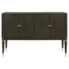 Reseda 4-door Dining Sideboard Server with Shelves Ash Brown
