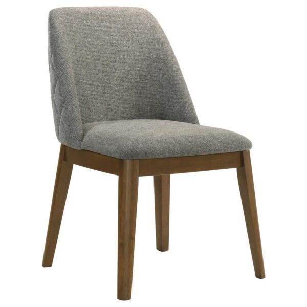 Franklin Upholstered Dining Side Chair Grey (Set of 2)