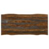 Neve 80-inch Live Edge Dining Table Grey Sheesham