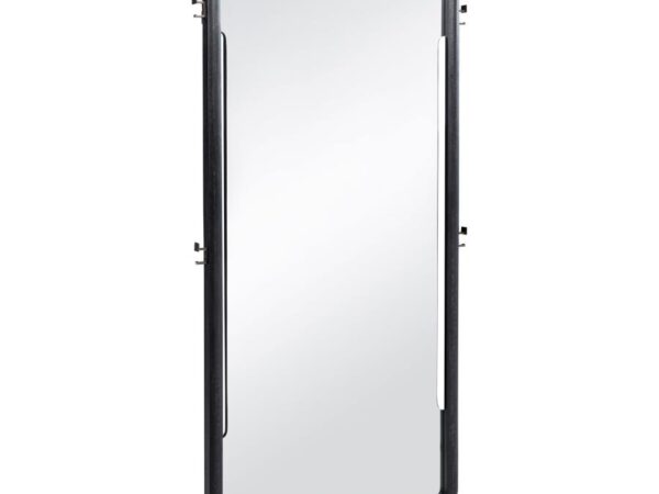 Leandro 76-inch Full Length Floor Mirror Burnished Black
