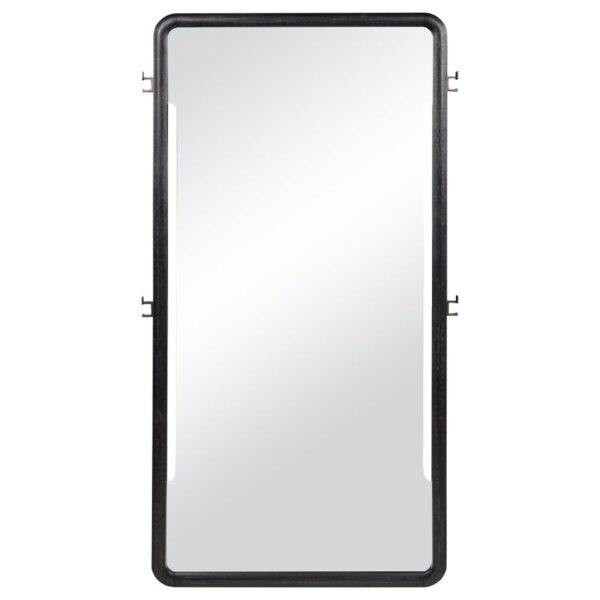 Leandro 76-inch Full Length Floor Mirror Burnished Black