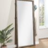 Durango 80-inch Standing Floor Mirror Washed Oak