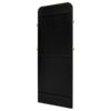 Arini Cane Weave Full Length Standing Floor Mirror Black