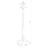 Riona 6 Hook Freestanding Wood Coat Rack Hat Hanger Merlot