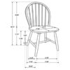 Cinder Wood Dining Side Chair White (Set of 4)
