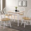 Cinder Wood Dining Side Chair White (Set of 4)