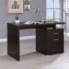 Irving 47-inch 2-drawer Office Computer Desk Cappuccino
