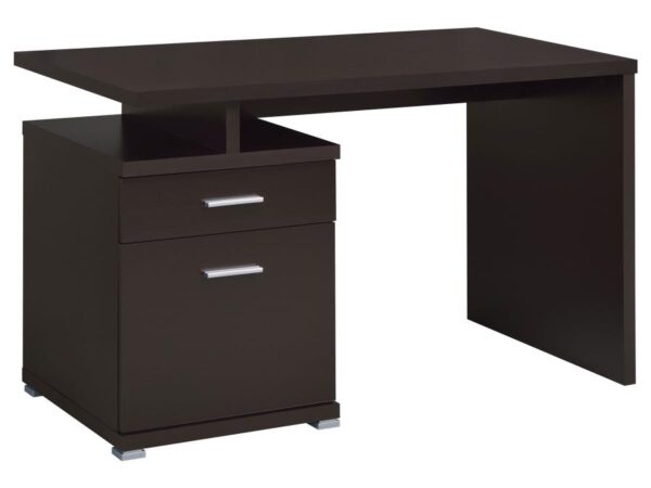 Irving 47-inch 2-drawer Office Computer Desk Cappuccino