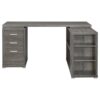 Yvette 60-inch 3-drawer L-Shape Computer Desk Weathered Grey