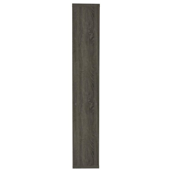 Joey 71-inch 5-shelf Bookshelf Weathered Grey