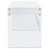 Dobrev 48-inch 2-drawer Writing Desk White High Gloss