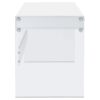 Dobrev 48-inch 2-drawer Writing Desk White High Gloss