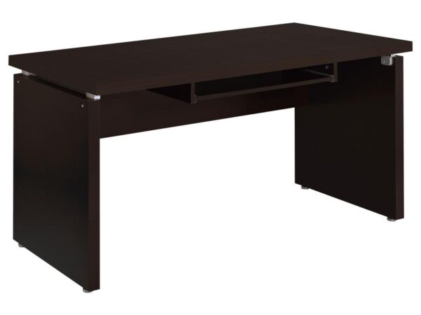 Skylar 55-inch Computer Desk with Keyboard Drawer Cappuccino
