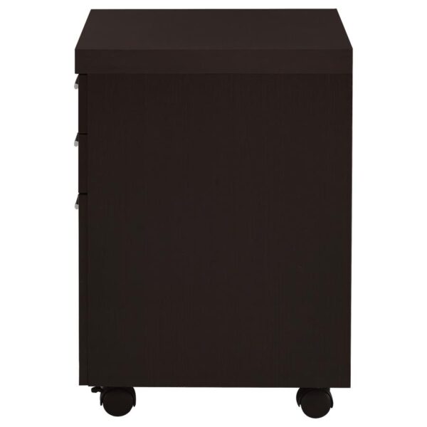 Skylar 3-drawer Home Office Mobile File Cabinet Cappuccino