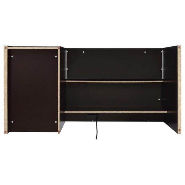 Halston 60-inch 3-drawer Office Computer Desk Cappuccino
