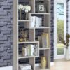 Theo 71-inch 6-shelf Bookshelf Grey Driftwood