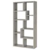 Theo 71-inch 6-shelf Bookshelf Grey Driftwood