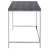 Kravitz 47-inch 1-shelf Writing Desk Weathered Grey