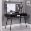 Jessie 47-inch Writing Desk with Whiteboard and USB Black