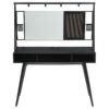 Jessie 47-inch Writing Desk with Whiteboard and USB Black