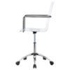 Amaturo Acrylic Adjustable Home Office Desk Chair Clear