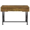 Analiese 47-inch 3-drawer Writing Desk Rustic Nutmeg
