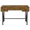 Analiese 47-inch 3-drawer Writing Desk Rustic Nutmeg