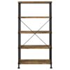 Analiese 63-inch 4-shelf Bookshelf Rustic Nutmeg