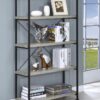 Analiese 63-inch 4-shelf Bookshelf Grey Driftwood