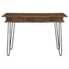 Sheeran 47-inch Writing Desk with Storage Rustic Amber