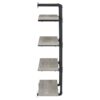 Elmcrest 24-inch 4-shelf Wall Bookshelf Grey Driftwood