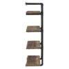 Elmcrest 24-inch 4-shelf Wall Bookshelf Rustic Oak