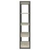 Loomis 72-inch 4-shelf Bookshelf Whitewashed Grey