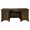 Hartshill 72-inch 7-drawer Executive Desk Burnished Oak
