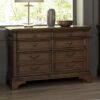 Hartshill 5-drawer Home Office File Cabinet Burnished Oak