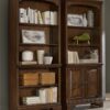 Hartshill 78-inch 3-shelf Cabinet Bookcase Burnished Oak