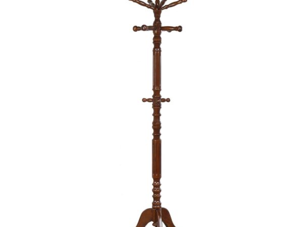Achelle 11 Hook Freestanding Coat Rack Hat Hanger Tobacco