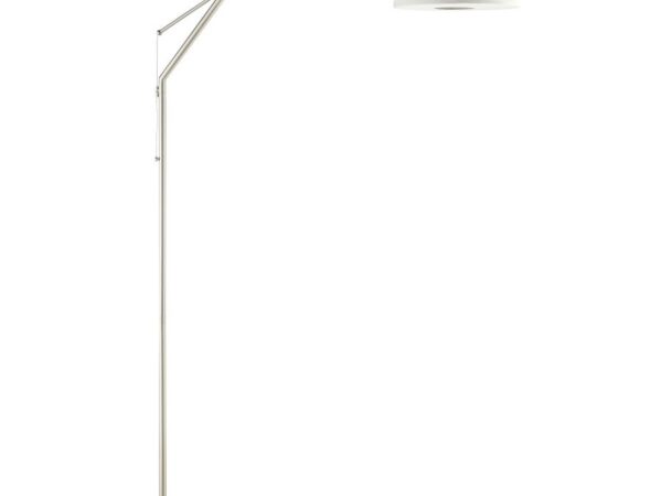 Moniz 81-inch Drum Shade Arc Adjustable Floor Lamp Chrome