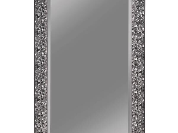 Rollins 32 x 66 Inch Rectangular Floor Mirror Black