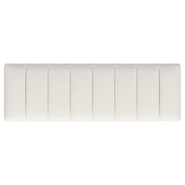 Mesa Boucle Upholstered Tufted Accent Bench Vanilla