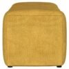 Summer Fabric Upholstered Tufted Accent Bench Mustard Yellow