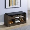 Arrington Storage Bench Smoked Oak