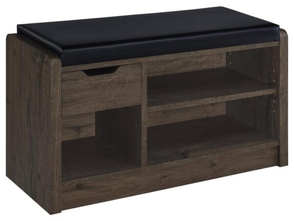 Arrington Storage Bench Smoked Oak